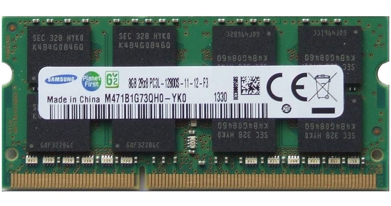 Samsung 8GB DDR3L PC3L-12800S SoDimm - MediaComputers