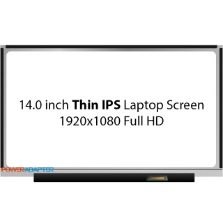 14.0 inch Thin eDP IPS 30-PIN Scherm Full HD No Brackets Glossy