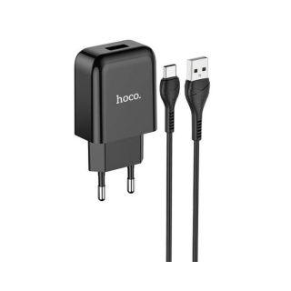 Hoco Travel USB-C Zwart